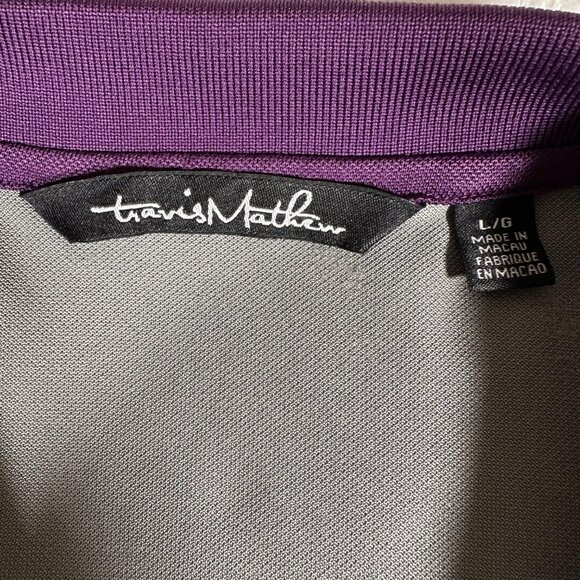 Travis Mathew Polo Shirt Men Size L Short Sleeve Stretch Embroidered Logo Golf - Picture 4 of 9